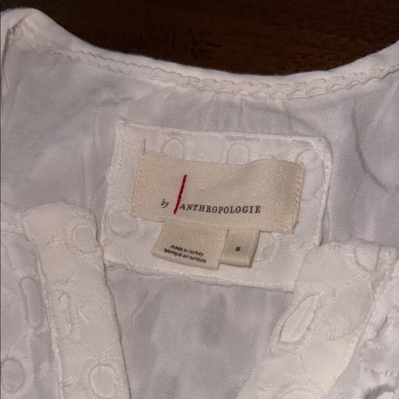 Anthropologie The Somerset Mini Dress: Eyelet Edition White Size Small - Picture 5 of 16